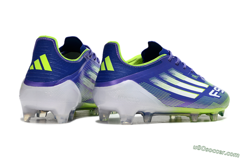 Adidas F50 Elite FG Firm Ground Soccer Cleats - Purple/Yellow/White 6