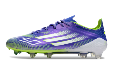 Adidas F50 Elite FG Firm Ground Soccer Cleats - Purple/Yellow/White