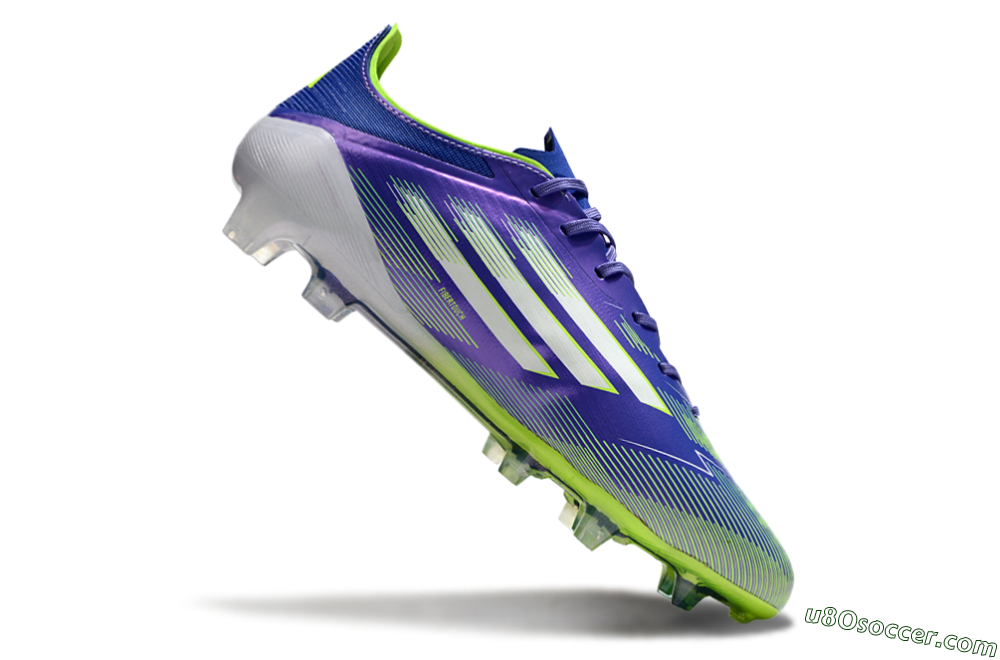 Adidas F50 Elite FG Firm Ground Soccer Cleats - Purple/Yellow/White 4