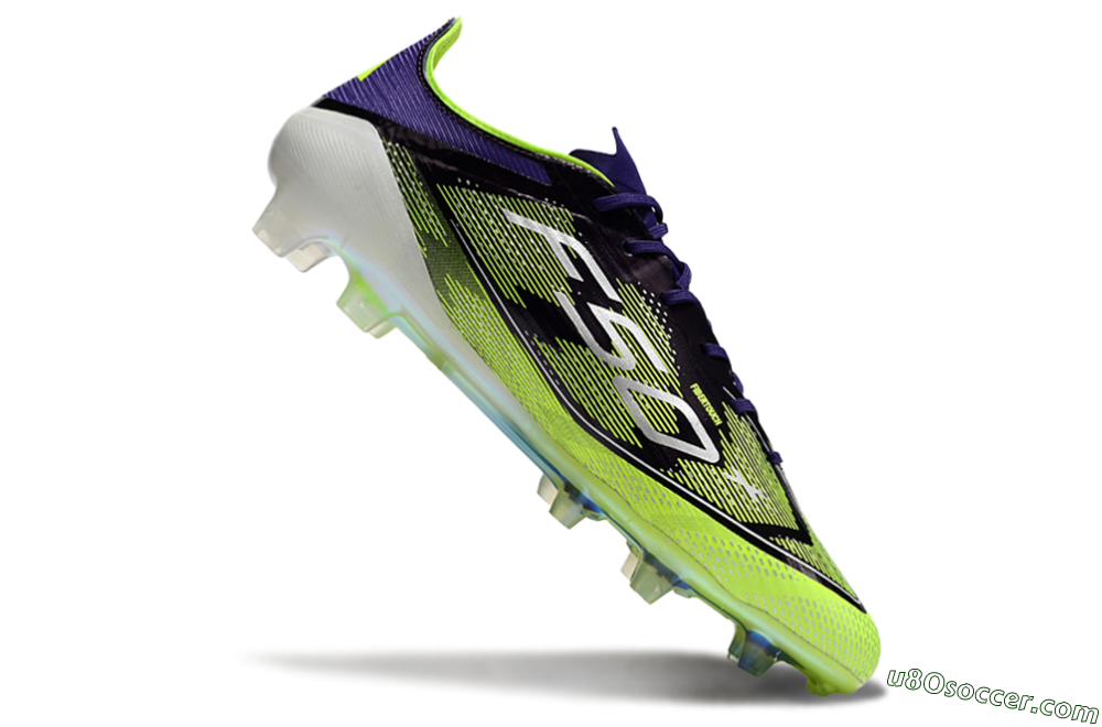 Adidas F50 Elite FG Firm Ground Soccer Cleats - Purple/Yellow/White 4