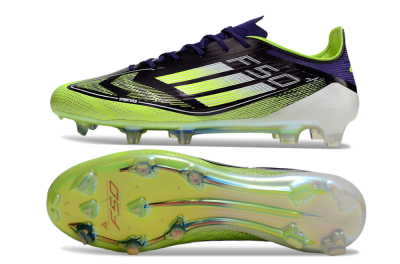 Adidas F50 Elite FG Firm Ground Soccer Cleats - Purple/Yellow/White