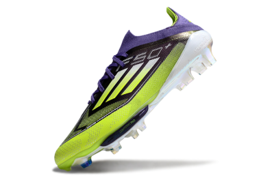 Adidas F50+ Elite Lightstrike Pro FG Firm Ground Soccer Cleats - Purple/Yellow/White