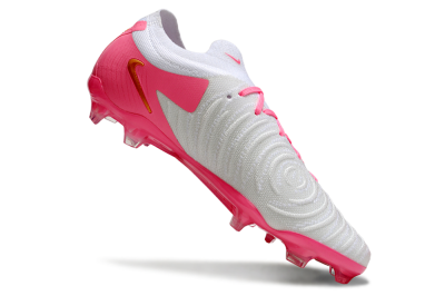 Nike Phantom GX Elite FG Firm Ground Soccer Cleats - White/Pink/Gold