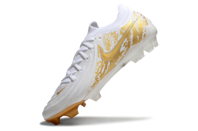 Nike Phantom GX Elite FG Firm Ground Soccer Cleats - White/Gold