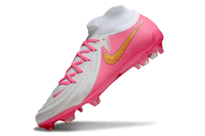 Nike Phantom Luna Elite NU FG Firm Ground Soccer Cleats - White/Pink/Gold