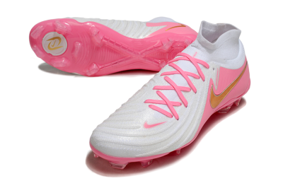 Nike Phantom Luna Elite NU FG Firm Ground Soccer Cleats - White/Pink/Gold