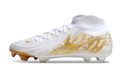 Nike Phantom Luna Elite NU FG Firm Ground Soccer Cleats - White/Gold