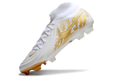 Nike Phantom Luna Elite NU FG Firm Ground Soccer Cleats - White/Gold