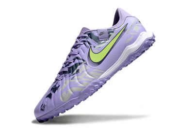 Nike Tiempo Legend 10 Academy TF Artificial Turf Soccer Shoes - Purple/Yellow/White