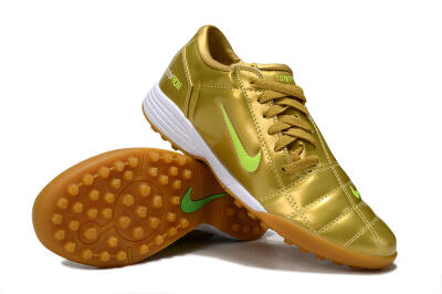 Nike Total 90 II TF Artificial Turf Soccer Shoes - Gold/Yellow/White