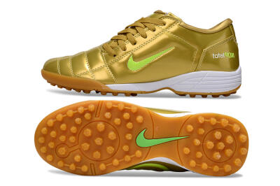 Nike Total 90 II TF Artificial Turf Soccer Shoes - Gold/Yellow/White