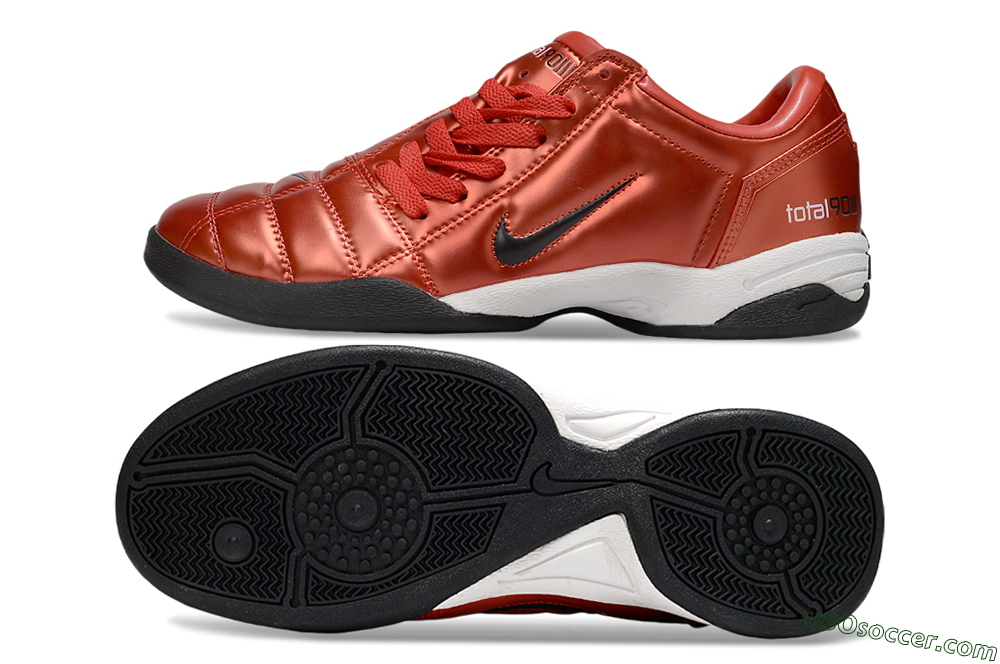 Nike Total 90 II IC Indoor & Futsal Soccer Shoes - Red/White/Black 0