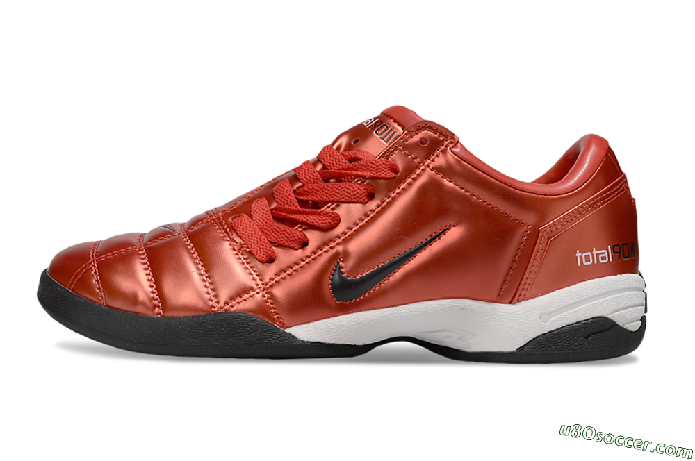 Nike Total 90 II IC Indoor & Futsal Soccer Shoes - Red/White/Black 2