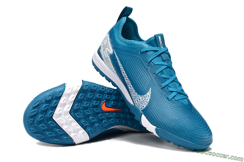 Nike Air Zoom Mercurial Vapor 16 Pro TF Artificial Turf Soccer Shoes - Blue/White 4