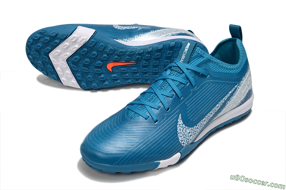 Nike Air Zoom Mercurial Vapor 16 Pro TF Artificial Turf Soccer Shoes - Blue/White 3
