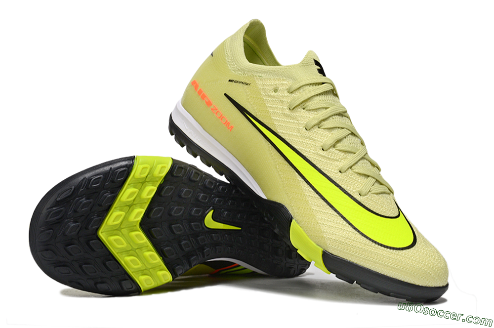 Nike Air Zoom Mercurial Vapor 16 Elite TF Artificial Turf Soccer Shoes - Brown/Yellow/Black 0