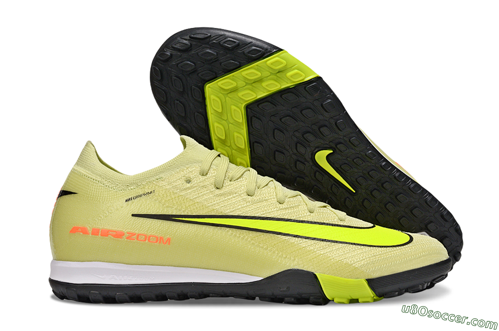 Nike Air Zoom Mercurial Vapor 16 Elite TF Artificial Turf Soccer Shoes - Brown/Yellow/Black 1