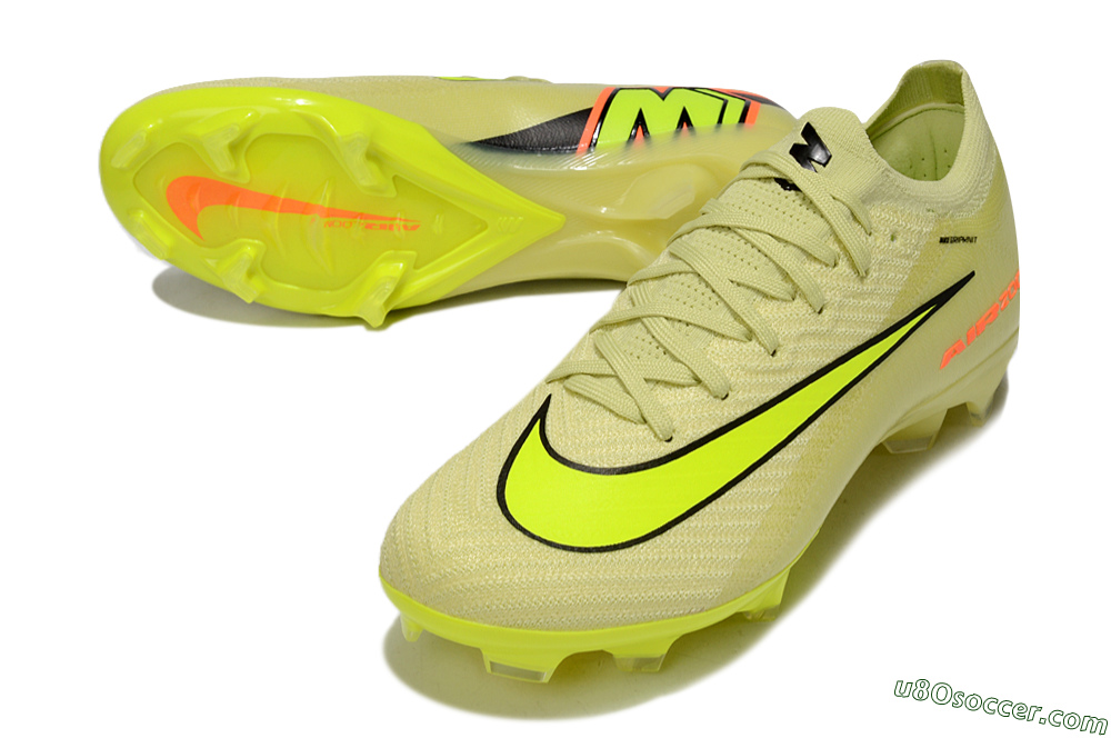 Nike Air Zoom Mercurial Vapor 16 Elite FG Firm Ground Soccer Cleats - Brown/Yellow/Black 3