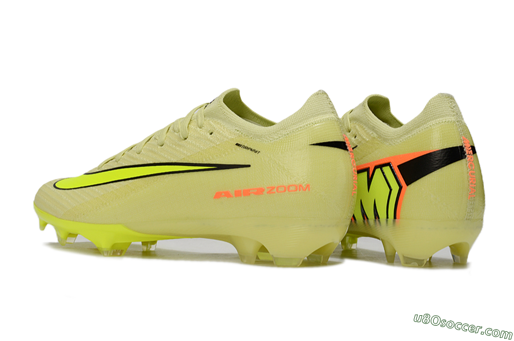 Nike Air Zoom Mercurial Vapor 16 Elite FG Firm Ground Soccer Cleats - Brown/Yellow/Black 4