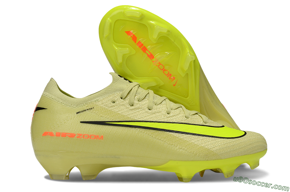 Nike Air Zoom Mercurial Vapor 16 Elite FG Firm Ground Soccer Cleats - Brown/Yellow/Black 1