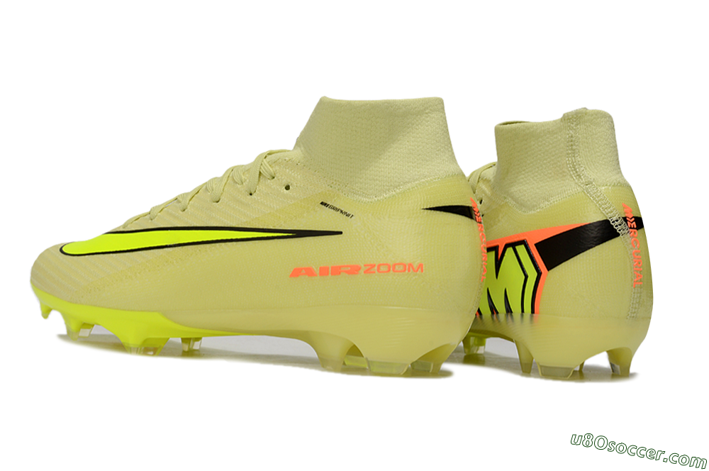 Nike Air Zoom Mercurial Superfly 10 Elite FG Firm Ground Soccer Cleats - Brown/Yellow/Black 4