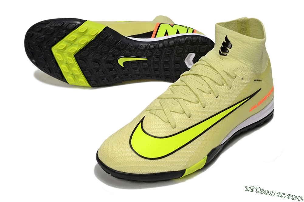 Nike Air Zoom Mercurial Superfly 10 Elite TF Artificial Turf Soccer Shoes - Brown/Yellow/Black 3