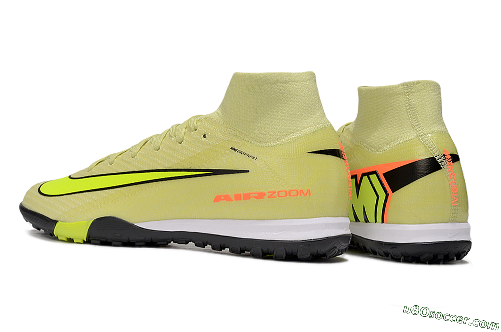 Nike Air Zoom Mercurial Superfly 10 Elite TF Artificial Turf Soccer Shoes - Brown/Yellow/Black 4