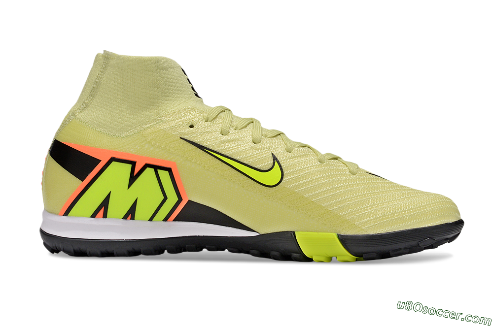 Nike Air Zoom Mercurial Superfly 10 Elite TF Artificial Turf Soccer Shoes - Brown/Yellow/Black 5