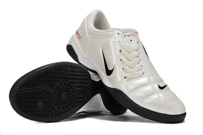 Nike Total 90 II IC Indoor & Futsal Soccer Shoes - Beige/Black/White