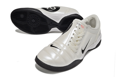 Nike Total 90 II IC Indoor & Futsal Soccer Shoes - Beige/Black/White