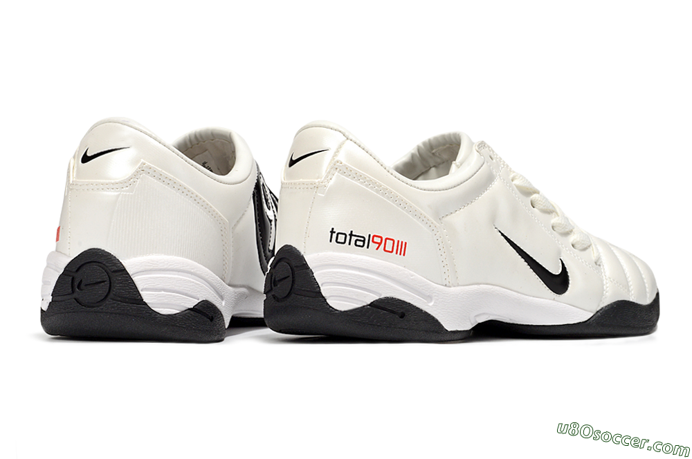 Nike Total 90 II IC Indoor & Futsal Soccer Shoes - Beige/Black/White 7