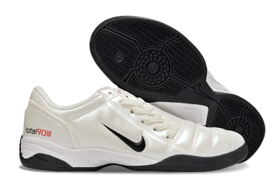 Nike Total 90 II IC Indoor & Futsal Soccer Shoes - Beige/Black/White