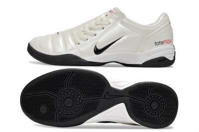 Nike Total 90 II IC Indoor & Futsal Soccer Shoes - Beige/Black/White