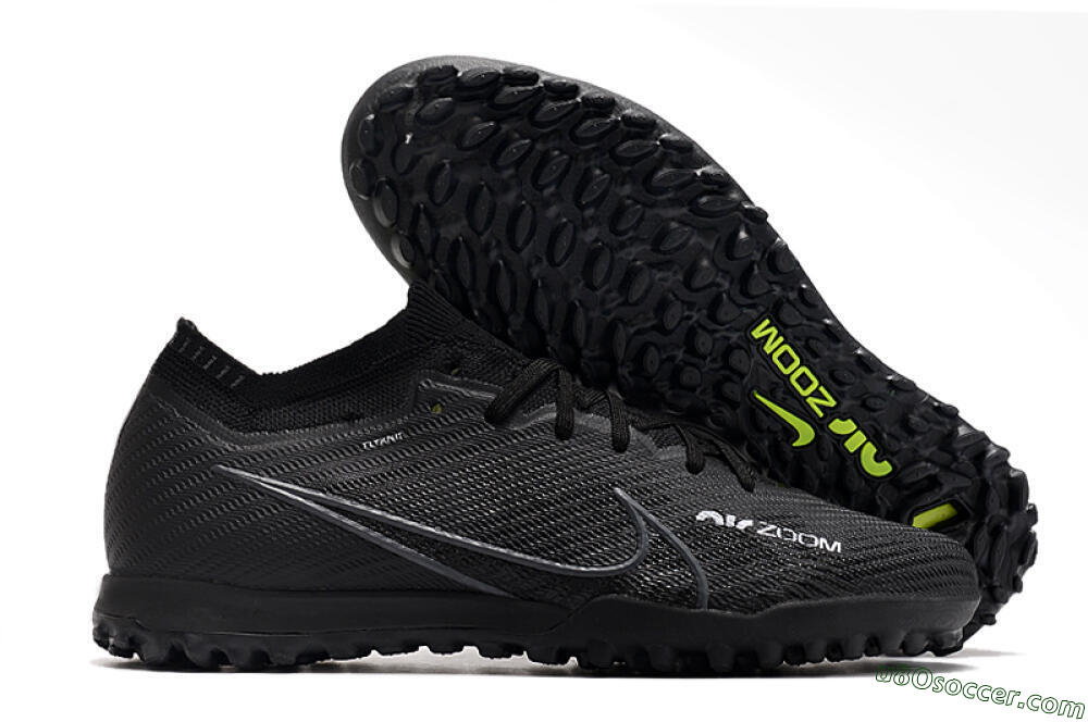 Nike Air Zoom Mercurial Vapor 16 Elite TF Artificial Turf Soccer Shoes - Black/White/Yellow 1