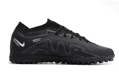 Nike Air Zoom Mercurial Vapor 16 Elite TF Artificial Turf Soccer Shoes - Black/White/Yellow