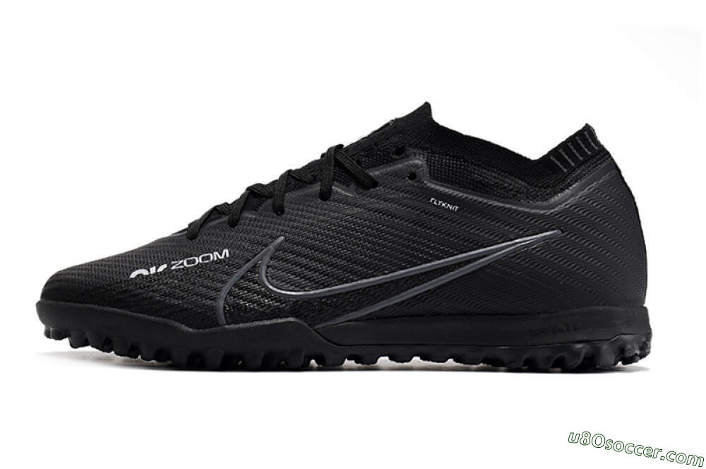 Nike Air Zoom Mercurial Vapor 16 Elite TF Artificial Turf Soccer Shoes - Black/White/Yellow 2