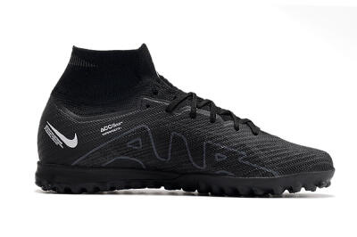 Nike Air Zoom Mercurial Superfly 10 Elite TF Artificial Turf Soccer Shoes - Black/White/Yellow