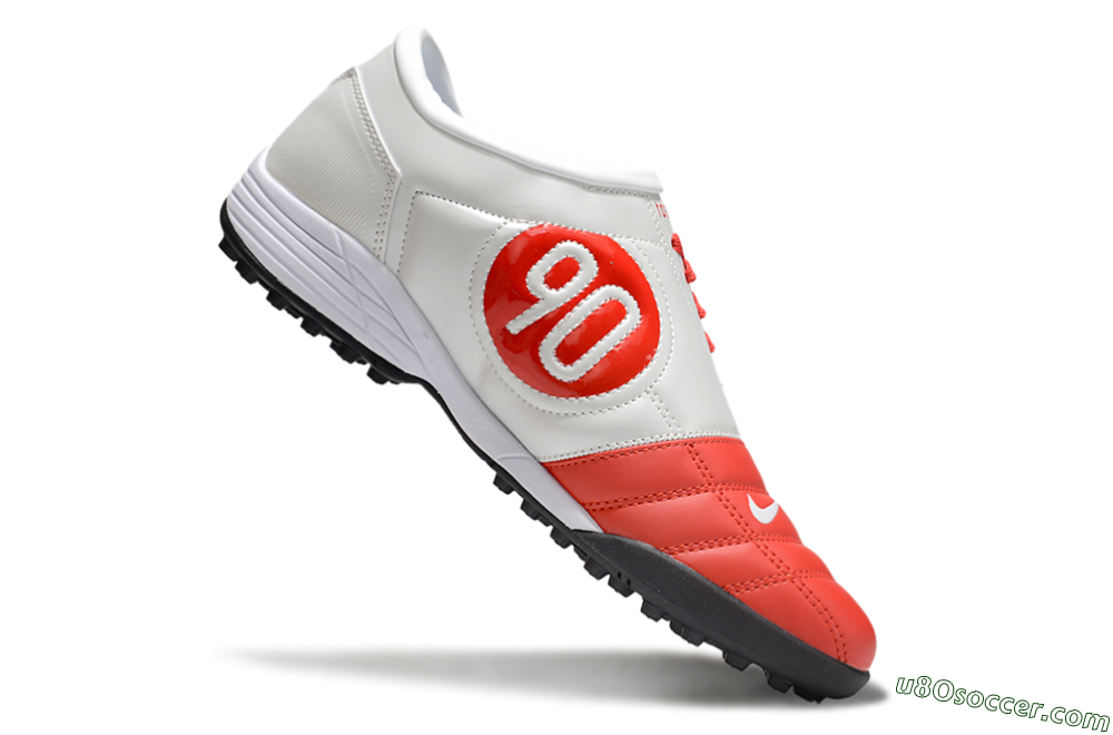 Nike Total 90 II TF Artificial Turf Soccer Shoes - Red/White/Black 4