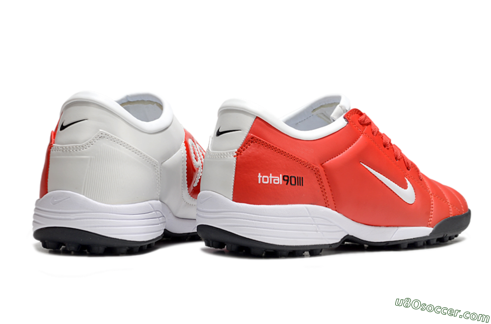 Nike Total 90 II TF Artificial Turf Soccer Shoes - Red/White/Black 6