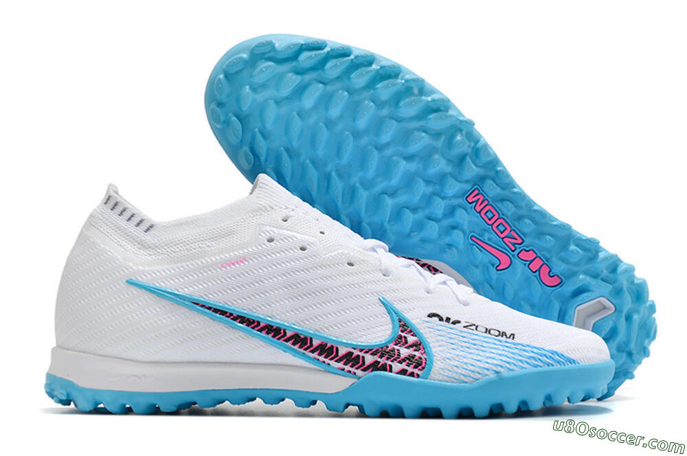 Nike Air Zoom Mercurial Vapor 16 Elite TF Artificial Turf Soccer Shoes - White/Red/Blue 1