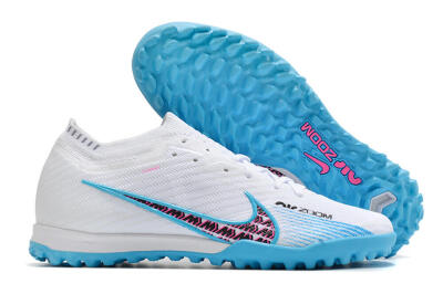 Nike Air Zoom Mercurial Vapor 16 Elite TF Artificial Turf Soccer Shoes - White/Red/Blue