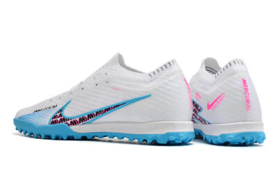 Nike Air Zoom Mercurial Vapor 16 Elite TF Artificial Turf Soccer Shoes - White/Red/Blue
