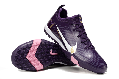 Nike Air Zoom Mercurial Vapor 16 Pro TF Artificial Turf Soccer Shoes - Purple/White/Gold