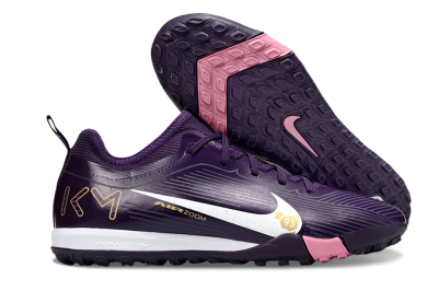 Nike Air Zoom Mercurial Vapor 16 Pro TF Artificial Turf Soccer Shoes - Purple/White/Gold