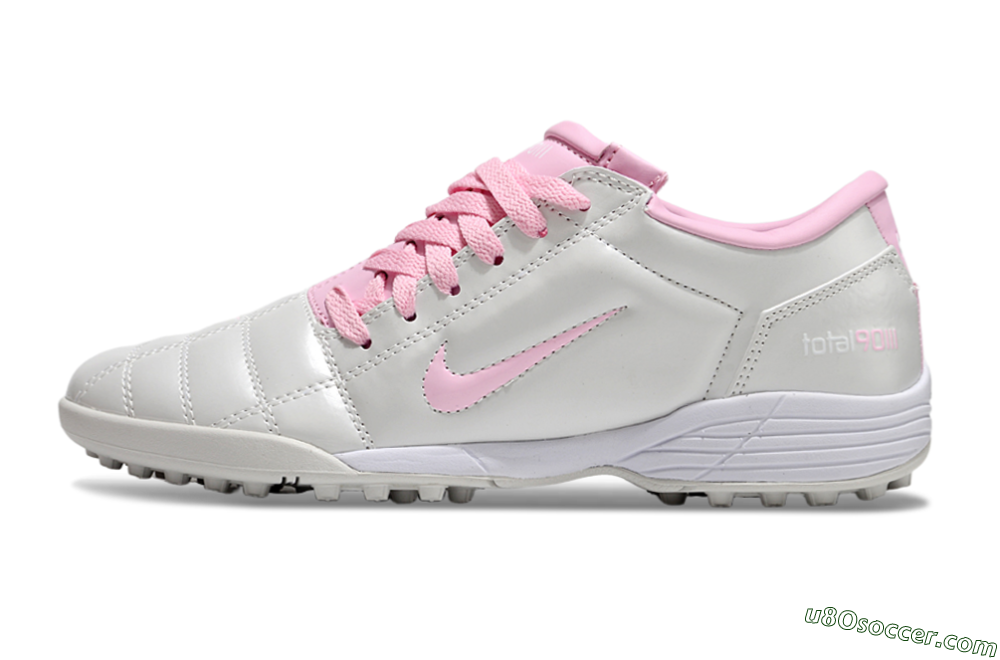 Nike Total 90 II TF Artificial Turf Soccer Shoes - Beige/Pink/White 2