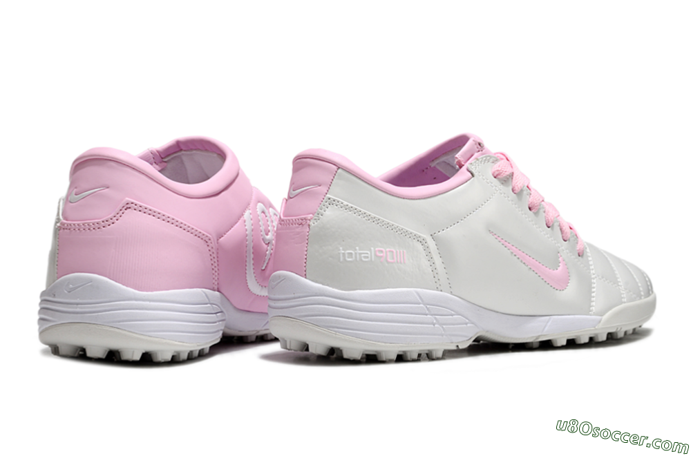 Nike Total 90 II TF Artificial Turf Soccer Shoes - Beige/Pink/White 6