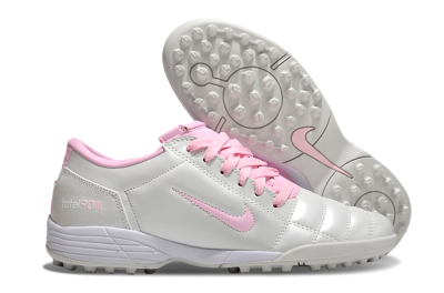 Nike Total 90 II TF Artificial Turf Soccer Shoes - Beige/Pink/White