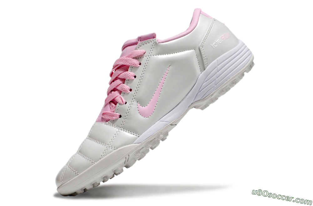 Nike Total 90 II TF Artificial Turf Soccer Shoes - Beige/Pink/White 5