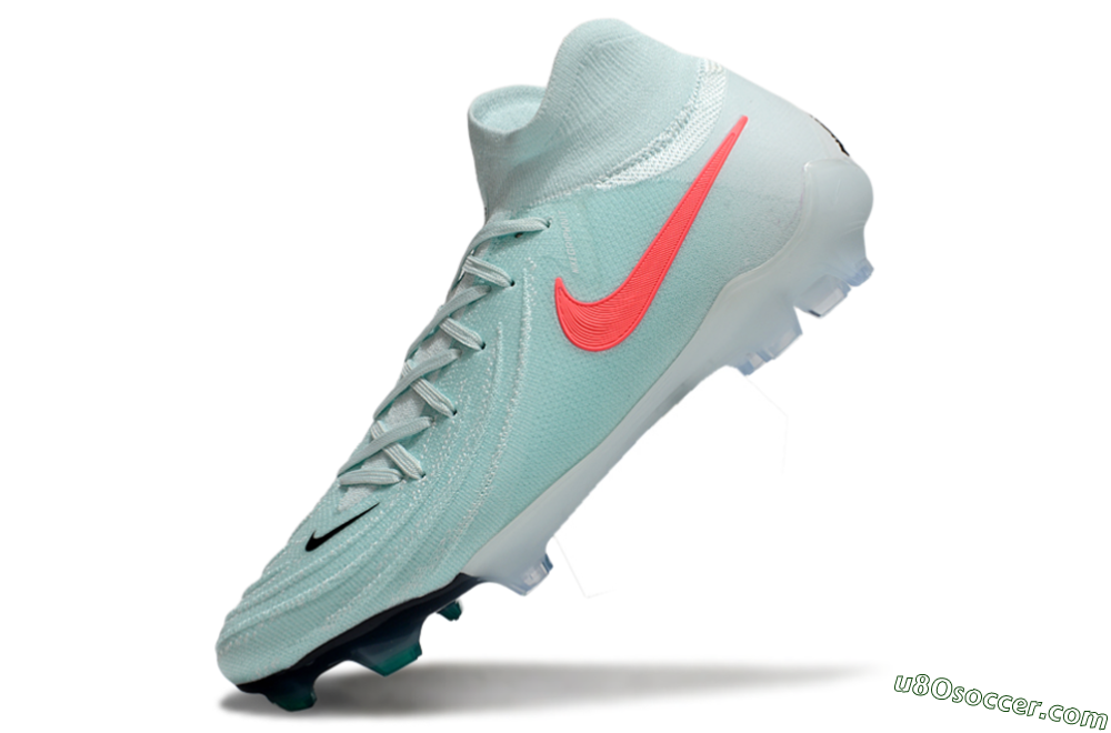 Nike Phantom Luna Elite FG Firm Ground Soccer Cleats - Jade/Red/Black 6
