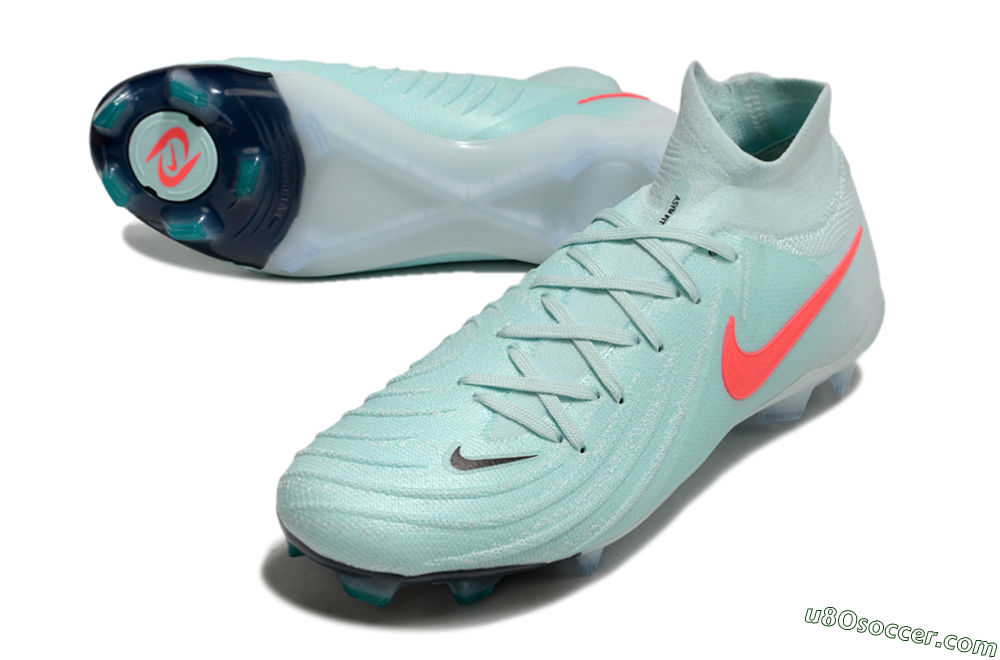 Nike Phantom Luna Elite FG Firm Ground Soccer Cleats - Jade/Red/Black 3